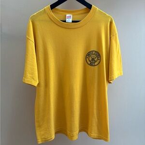 United States Navy VTG 80/90s yellow Soffe t-shirt XL Made in USA